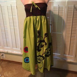 NWOT NEPAL TUBE TOP DRESS M